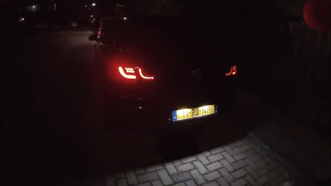 number plate light defective passat b6