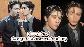 Joongdunk Message From Dunks Heart To Joong