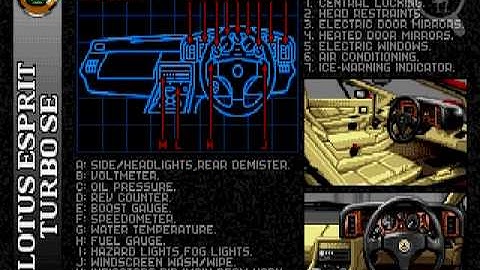 [Intro][Amiga] Lotus Espirit Turbo Challenge