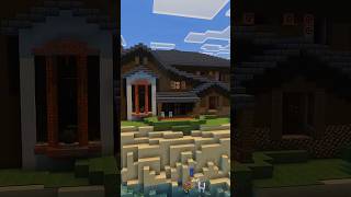 A cozy lake cabin! #minecraft #mansion #explore