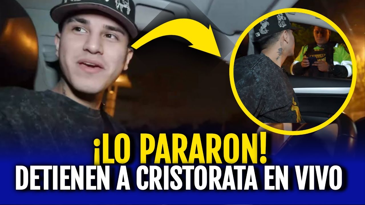 😱🚨DETIENEN A CRISTORATA EN VIVO Y EL POLICÍA LO CUADRA EN SECO 😳🚔SE PASÓ DE FALTOSO