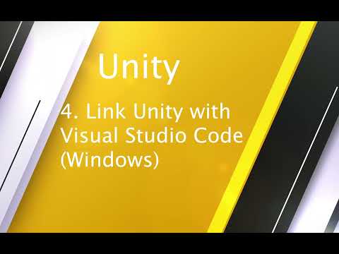 4. Link Unity with Visual Studio Code for Windows