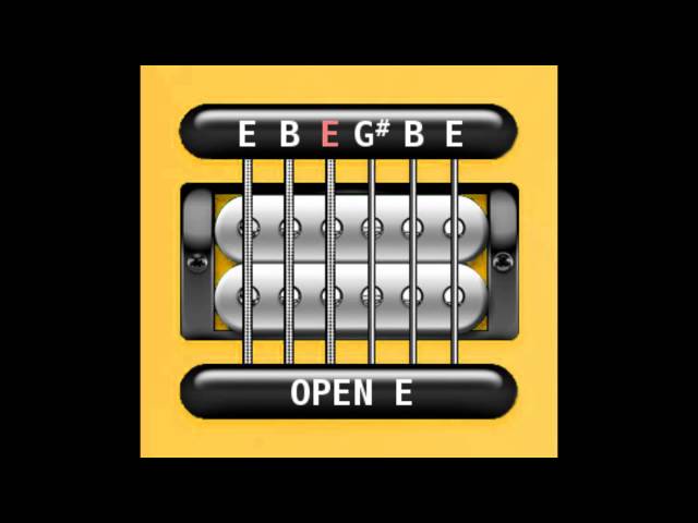 Perfect Guitar Tuner (Open E = E B E G# B E) class=
