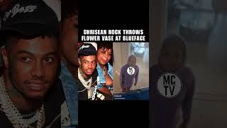 #CHRISEANROCK THROWS FLOWER VASE AT #BLUEFACE ‼️👀