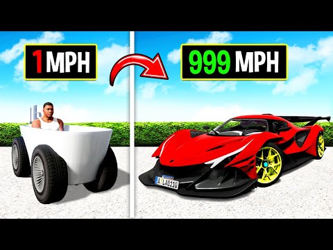 Upgrading SLOWEST to FASTEST CAR in GTA 5!