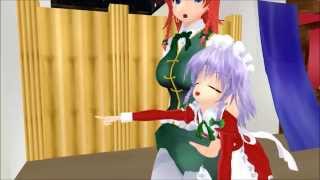 Touhou Mmd Meiling Babysits