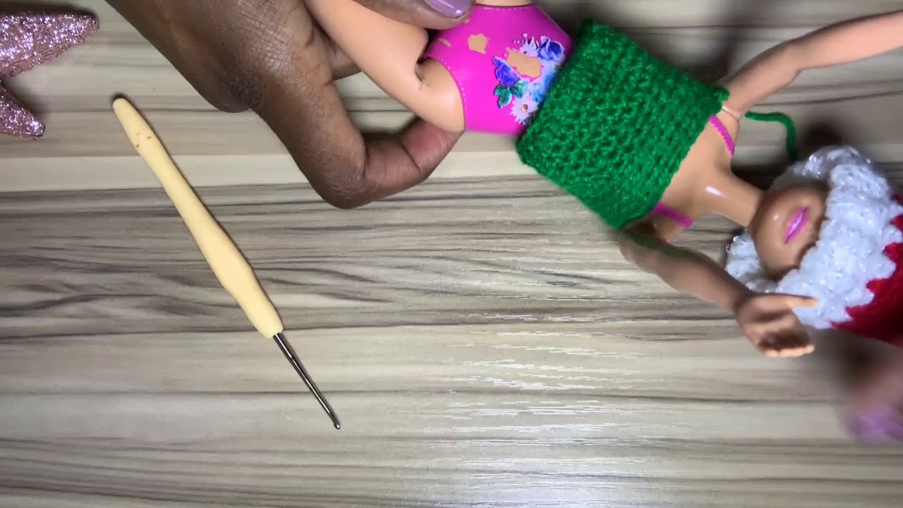 Simple Barbie's Christmas Boop Tupe Top:Tutorial 6.b/Thopo ya Barbie ya Khisimusi :Dyondzo 6.b