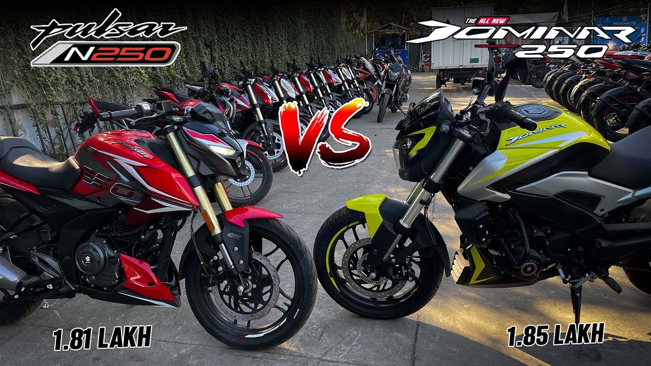 Bajaj Dominar 250 vs Bajaj Pulsar N250 ⚡️⚡️: The Ultimate Comparison !