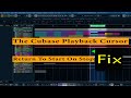 Return the Cursor to Starting Position on Stop in Cubase | Fix