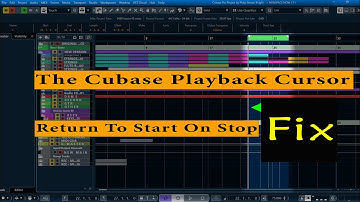Return the Cursor to Starting Position on Stop in Cubase | Fix