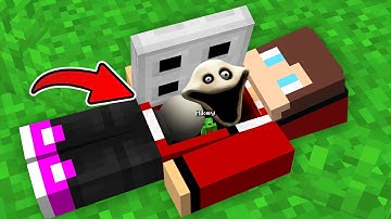 Mikey BUILT a SECRET HUNGRY WORM TINY BASE INSIDE JJ in Minecraft (Maizen)