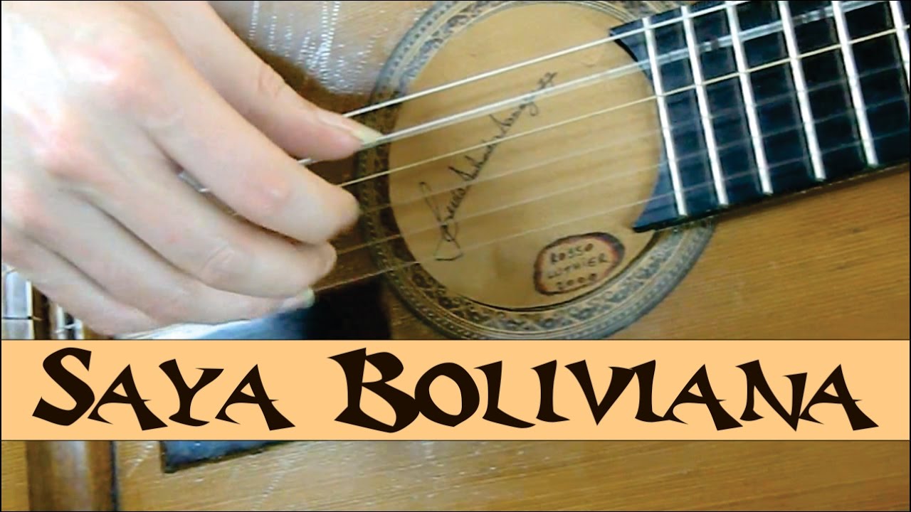 Como Tocar Saya (tutorial) en Guitarra - por Jesús Amaya...