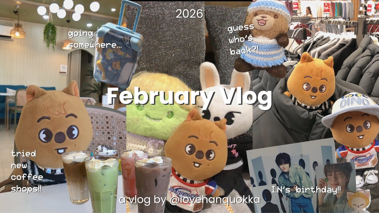 [eng/한🔜] skzoo vlog: i.n’s birthday. trying new coffee shops. watching skz-code. going somewhere. 💌