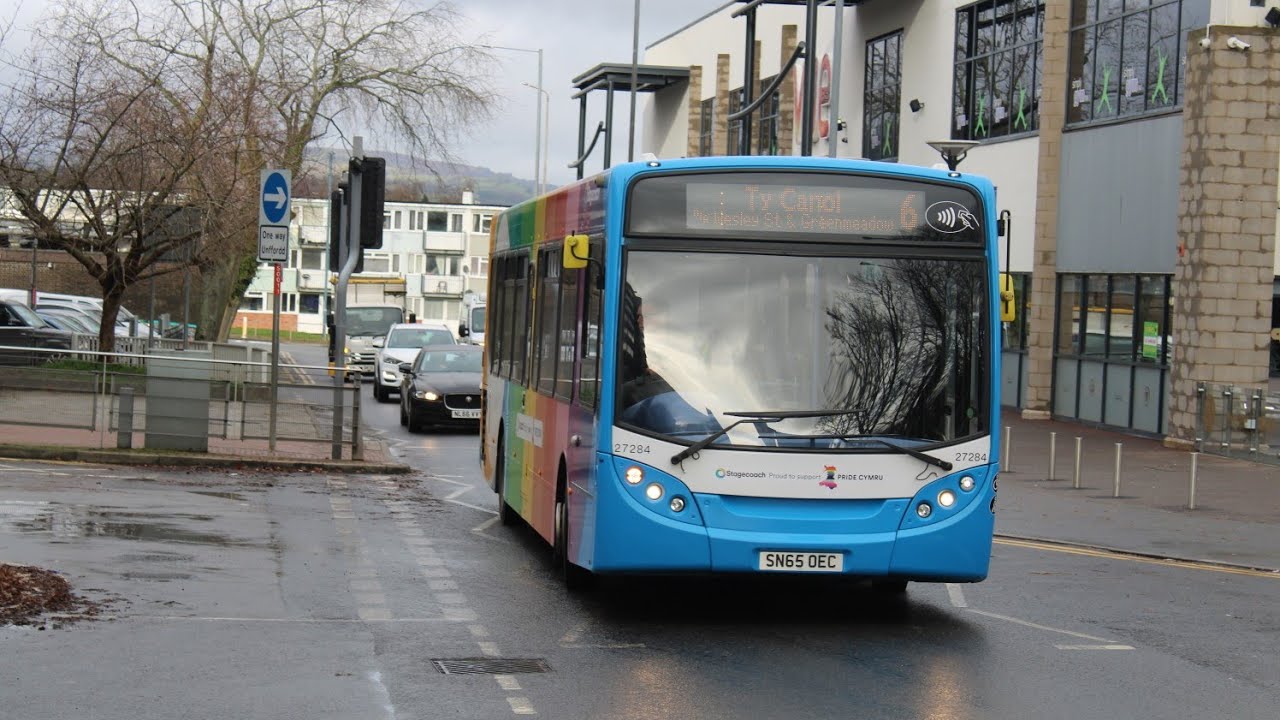 Rare Working - Stagecoach South Wales 27284 - Route 2