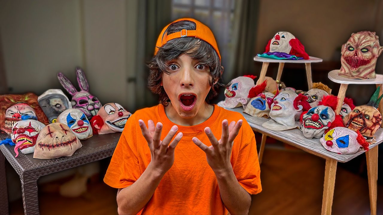 ¡ ESTA ES LA COLECCIÓN DE CABEZAS DE PAYASOS Y ZOMBIES MÁS GRANDE DE YOUTUBE!
