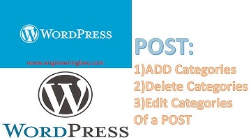 Tutorial #13  How to ADD,EDIT and DELETE categories of WordPress powered site in #URDU