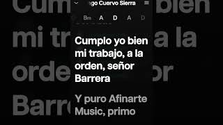 Los Austeros de Durango Cuervo Sierra (Letra y Acordes Sincronizados)
