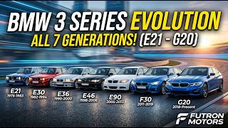 BMW 3 Series Evolution (1975–2025) – Every Generation Explained!  #bmw3series #automobile #bmw