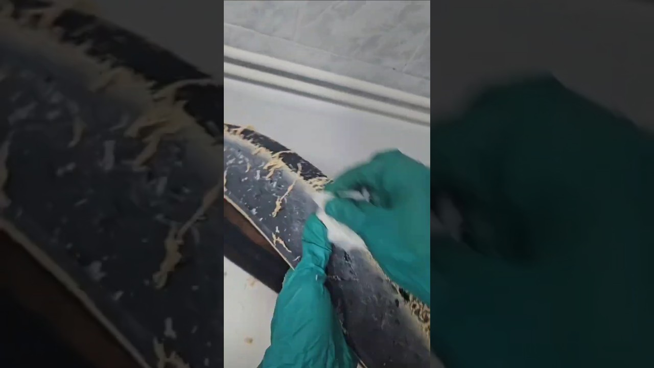 How to clean dried tubeless sealant from your valves and tyres