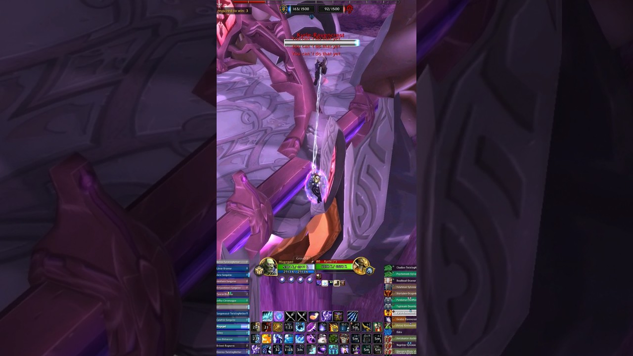 Magegod retail wow spellslinger arcane mage pvp the war within 