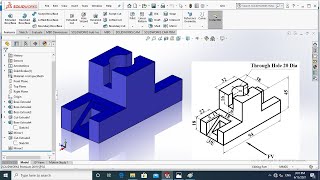 Celebrity SolidWorks Tutorial for beginners | CAD/CAM Part drawing Exercise 18 Net Worth