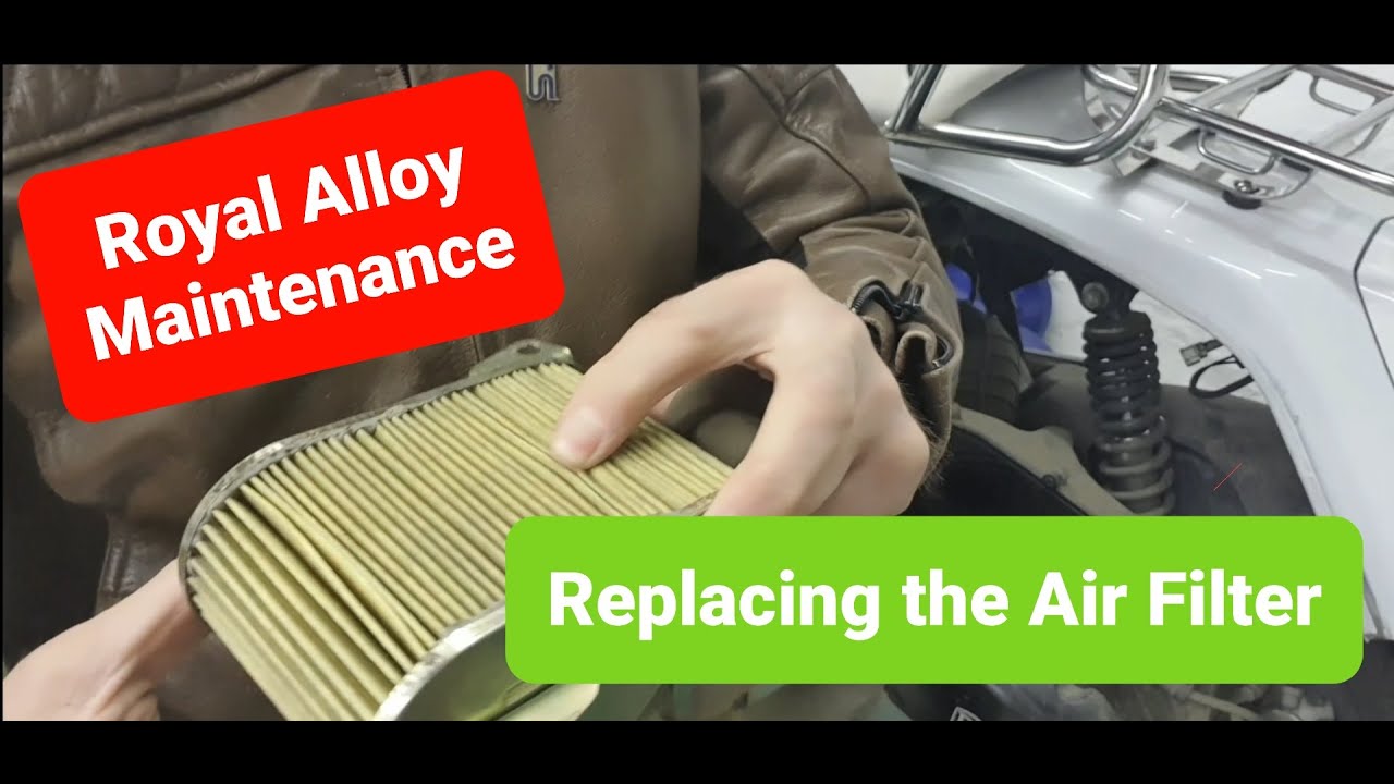 Filtro De Aire Triangular Para Royal Alloy GT 125 | Núcleo Refrigerado Por Aire