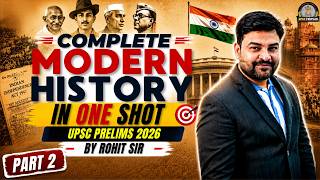 Complete Modern History Part 2 | UPSC Prelims Marathon 2026 | UPSC History by Rohit Sir