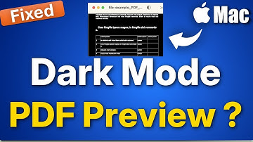 PDF weergeven in donkere modus in Voorvertoning op Mac