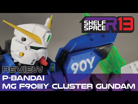 P-Bandai MG 1/100 F90IIIY Cluster Gundam video