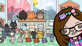 Building a puffy pets house with lots of cats and dogs 🐶🐱Toca Boca