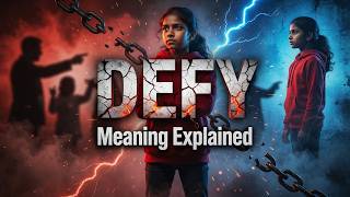DEFY Meaning Explained | Powerful English Vocabulary Word with Examples