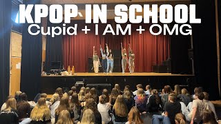 [K-POP IN SCHOOL, DENMARK] Cupid+I AM+OMG | Dance performance by 7.4teen