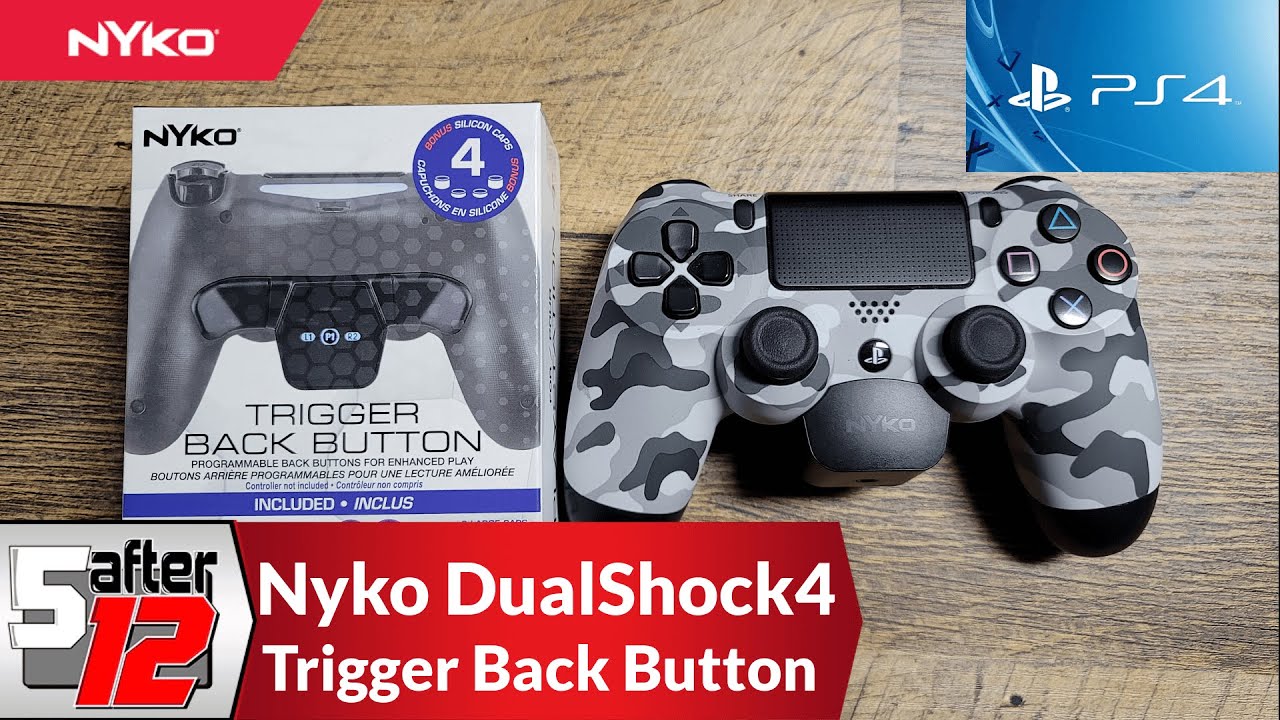 Skubbe korrekt Forberedende navn Nyko Trigger Back Button attachment for the DualShock4 | PS4 - YouTube