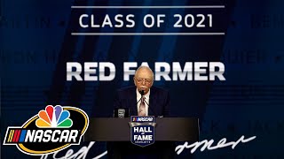 NASCAR Hall of Fame: Red Farmer shares origin stories during speech | Motorsports on NBC