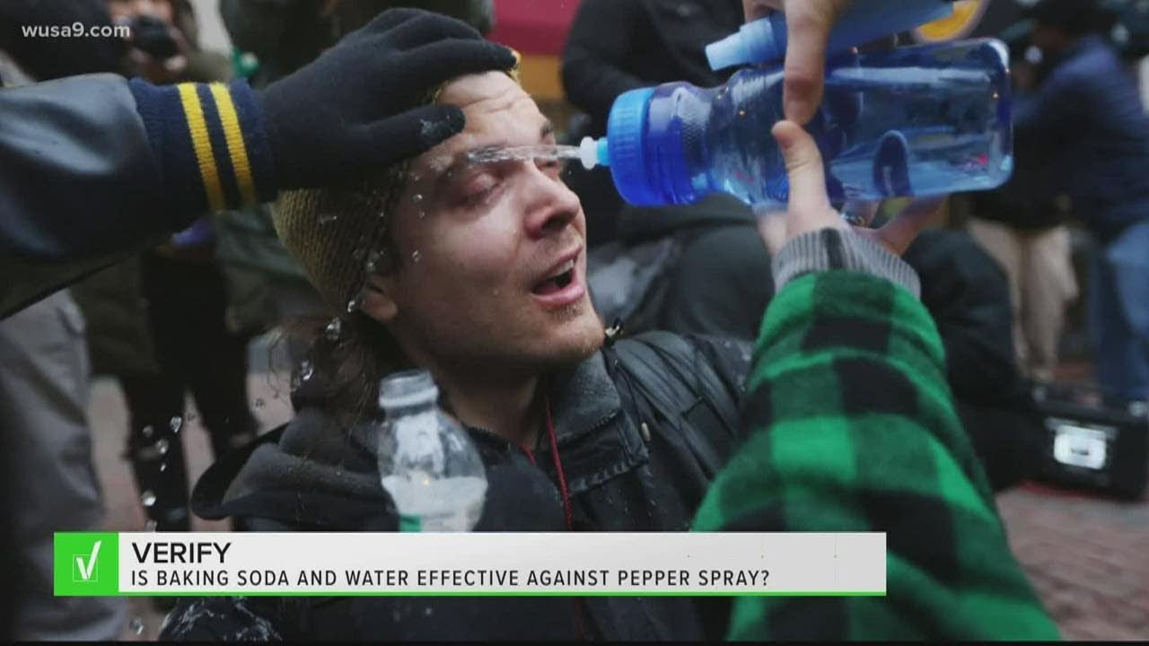 VERIFY Does baking soda and water stop burning sensation from pepper spray? YouTube