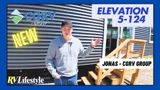 Famous NEW look at the Elevation 5-124 Park Model 42' with CGRV Group Wealth