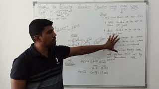 Realize the following Boolean Function Using only NOR Gate || Digital Electronics || S Vijay Murugan