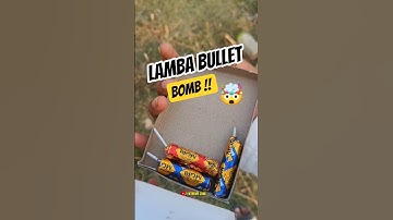 Large Vs Small Size Bullet 🚀 Crackers Testing | #shorts #diwali #crackers #experiment