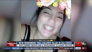 Mom remembers two children killed in DUI crash one year later