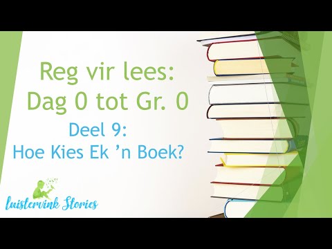 Video: Hoe Om 'n Boek Vir 'n Kind In Te Kies
