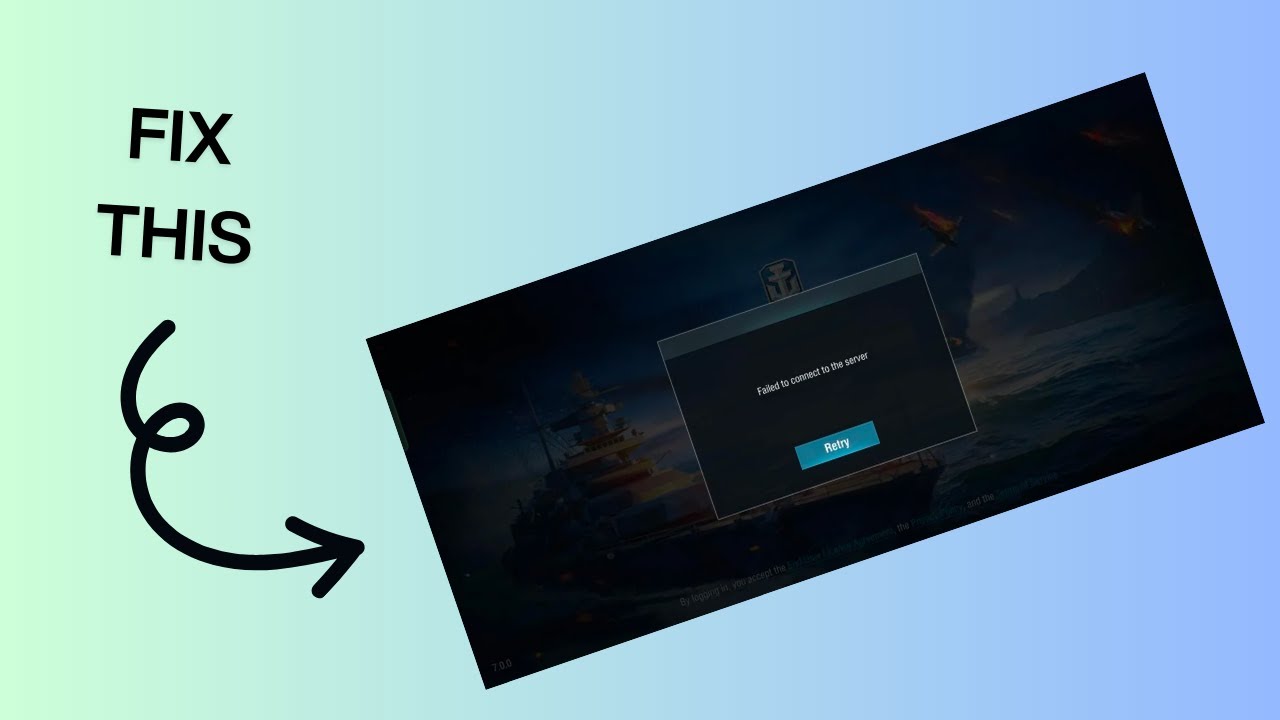 How to fix “Failed to Connect to the server” in World of Warships Blitz ...