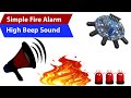 FIRE ALARM SOUND | Homemade High Beep Sound Effect