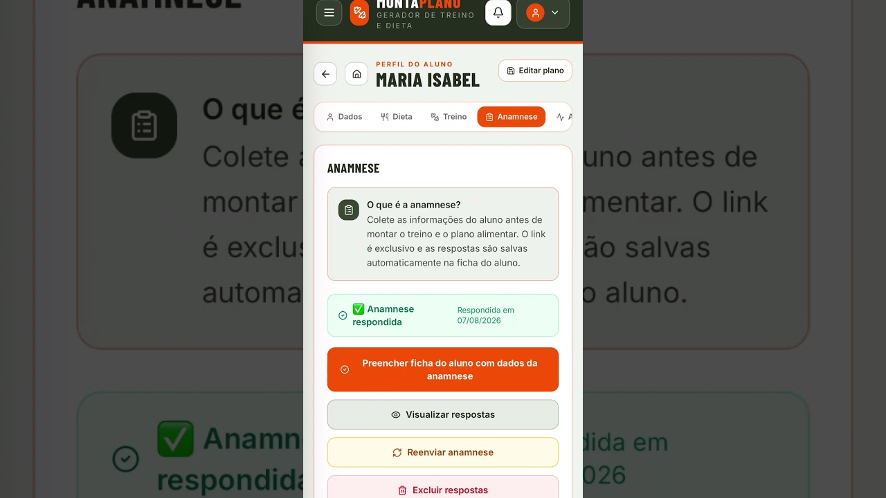 Demonstração do MontaPlano em uso