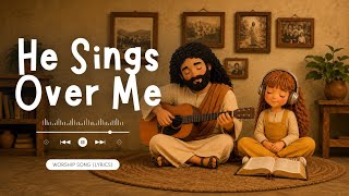 He Sings Over Me | Peaceful Acoustic Worship for Rest & Prayer 🌿 screenshot 3