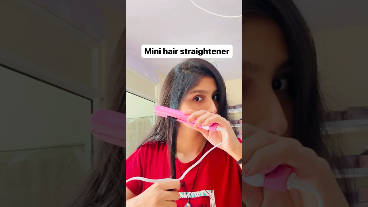 Mini hair straightener 💫 