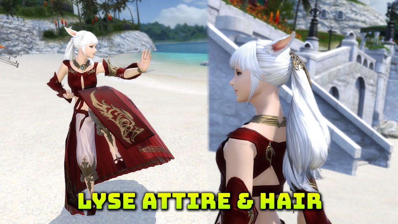 Mog station hairstyles on lady elezen  rffxiv