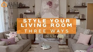 Ashley HomeStore I Style Your Living Room Three Ways