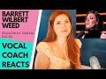 Vocal coach reacts to BARRETT WILBERT WEED singing through her Broadway Dream Roles