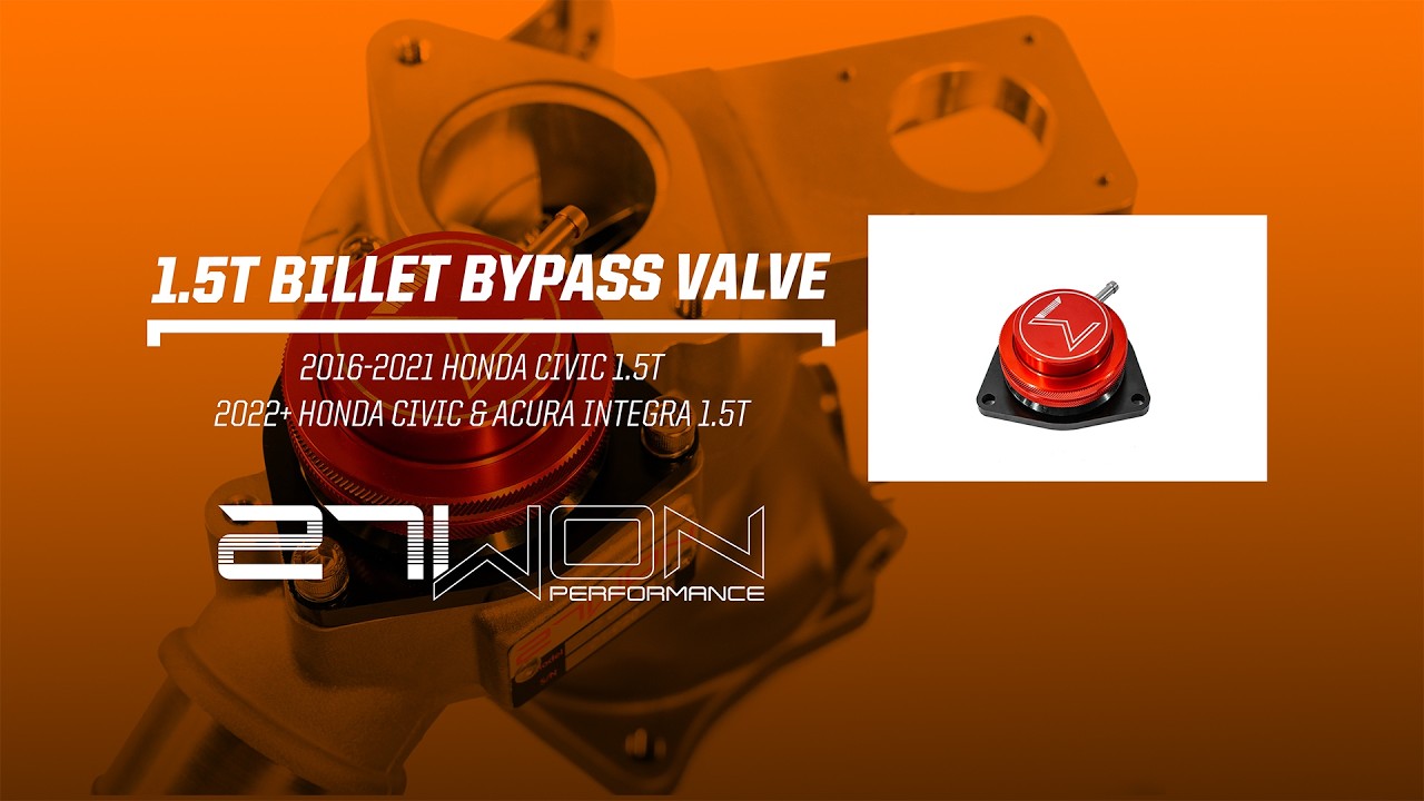 10th & 11th Gen Civic Billet Bypass Valve (BPV) | 27WON