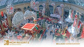 Bellagio Conservatory & Botanical Gardens Winter 2025 Time-Lapse